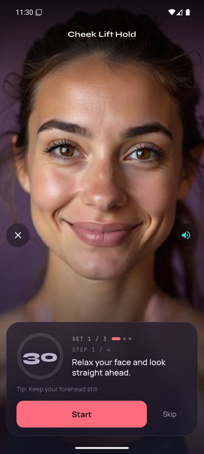 Exercise player with coach video